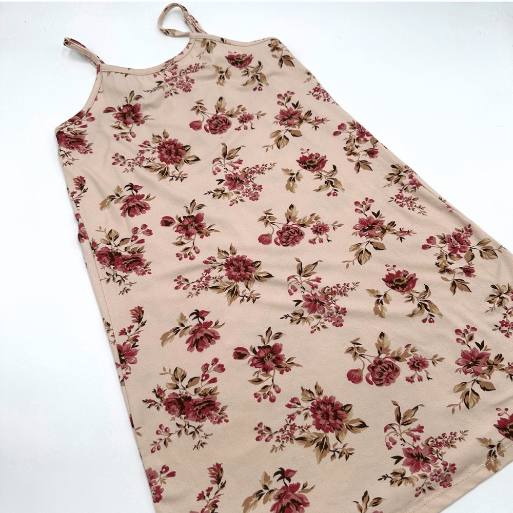 Between Floral Cami Dress Girls Size 10 Floral Midi A-Line Summer Fairy Boho